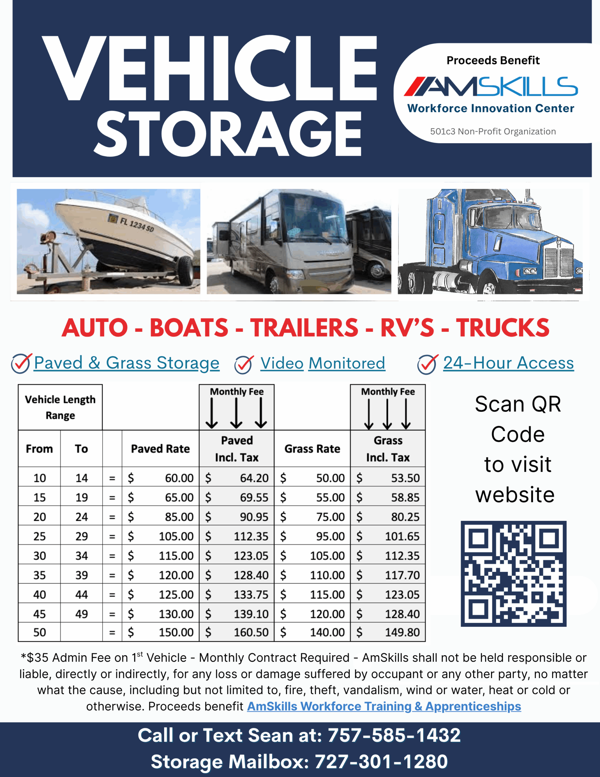 Full Storage Flyer with QR Code